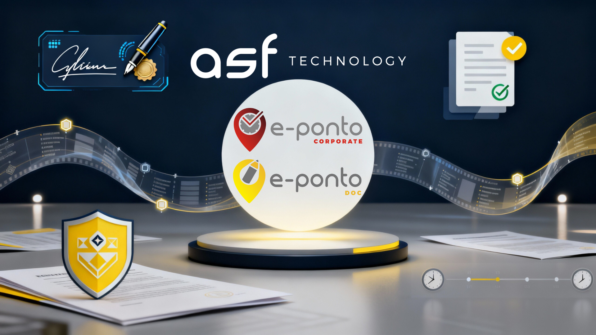 Assinatura digital de políticas internas de ponto e compliance com trilha de evidências